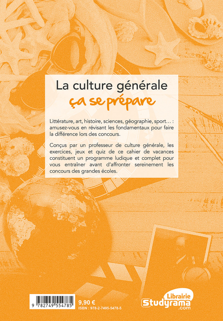 Le cahier de vacances culture générale - KATARZYNA FOSSATI - BREAL